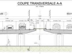 Coupe de principe de l’ouvrage.